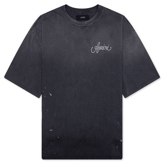 Amiri Design Studio Oversized Tee - Black