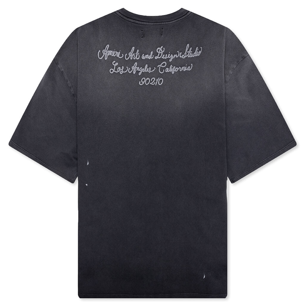 Amiri Design Studio Oversized Tee - Black