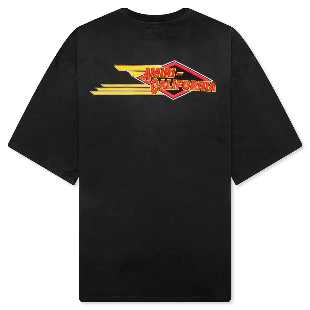 Amiri Eagle Oversized Tee - Black