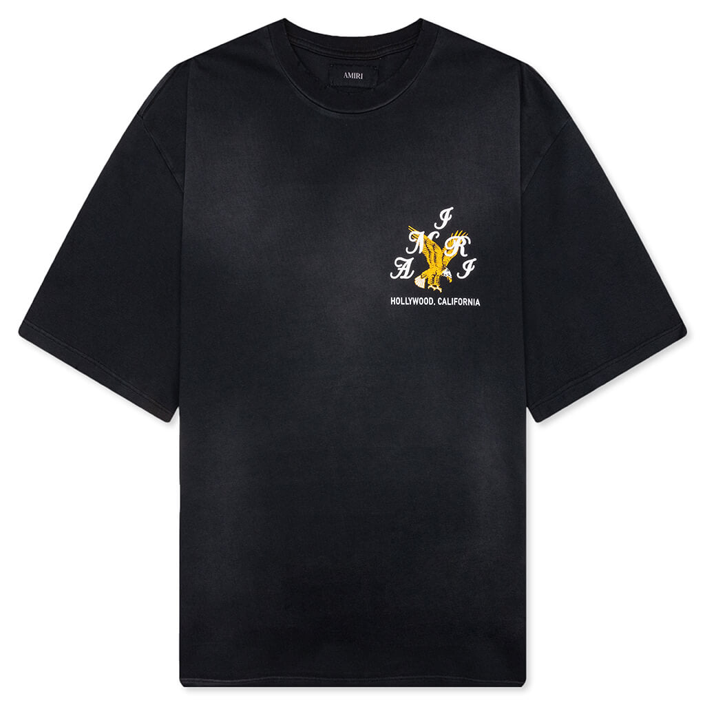 Amiri Eagle Oversized Tee - Black
