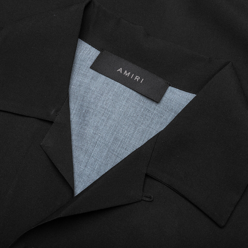 Amiri Hollywood Camp Shirt - Black