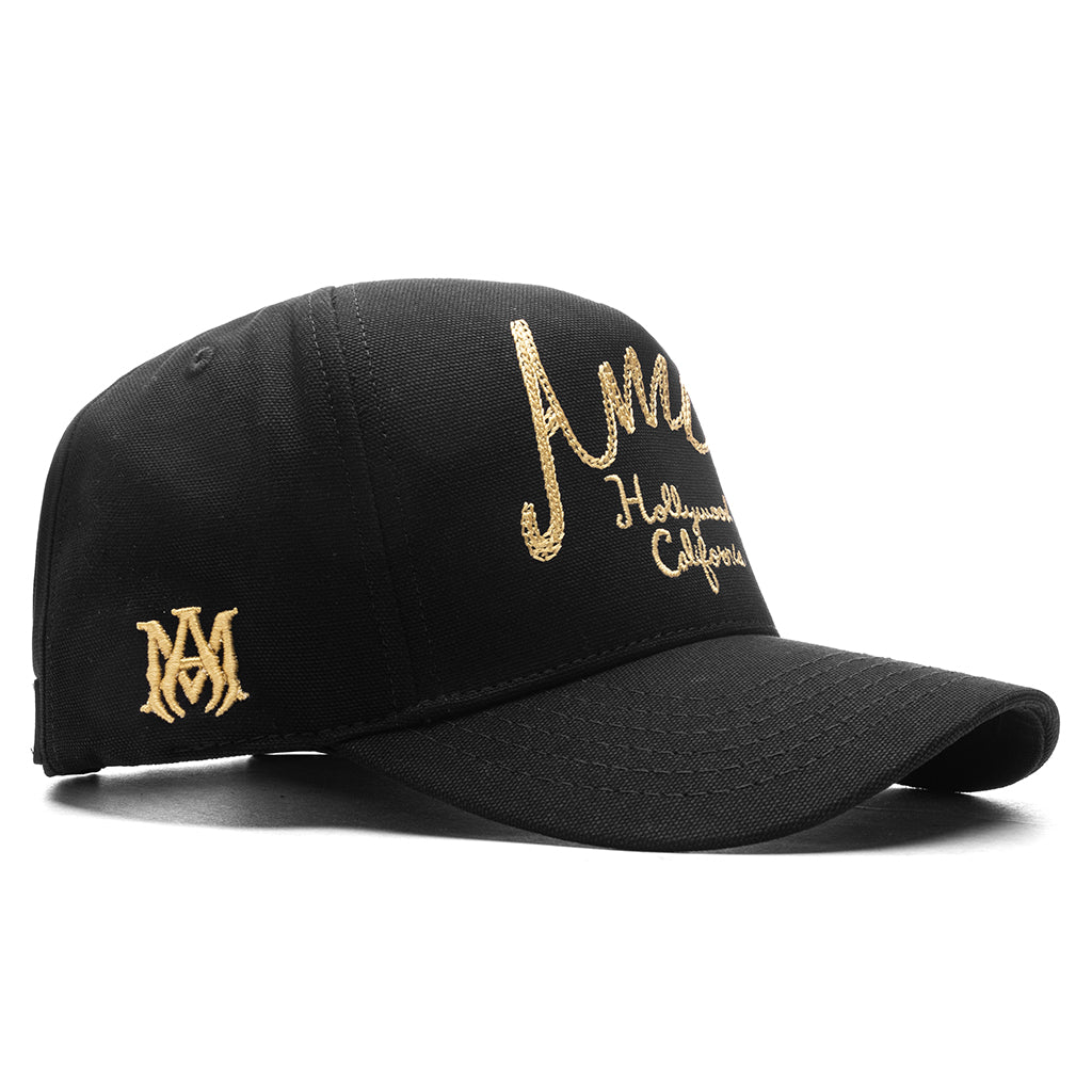 Amiri Hollywood Canvas Hat - Black