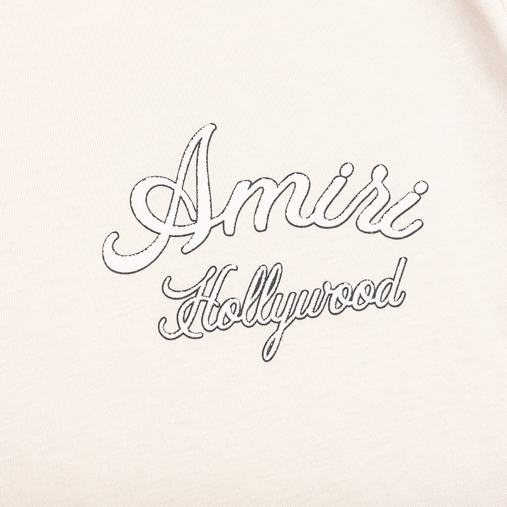 Amiri Hollywood Tee - Alabaster