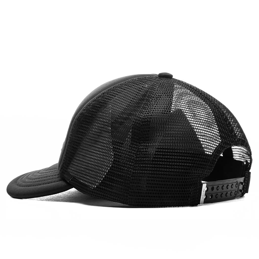 Amiri Hollywood Trucker Hat - Black/Black