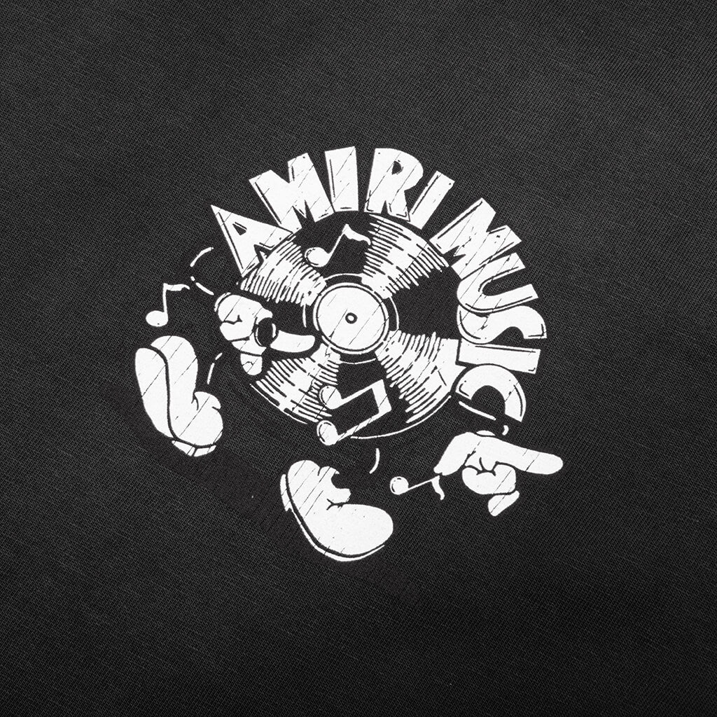 Amiri Music Record Tee - Black
