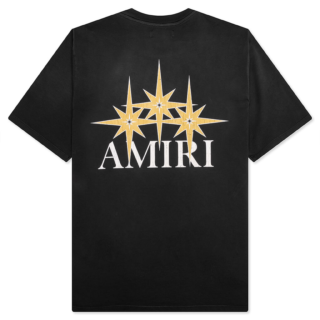 Amiri Starburst Oversized Tee - Black