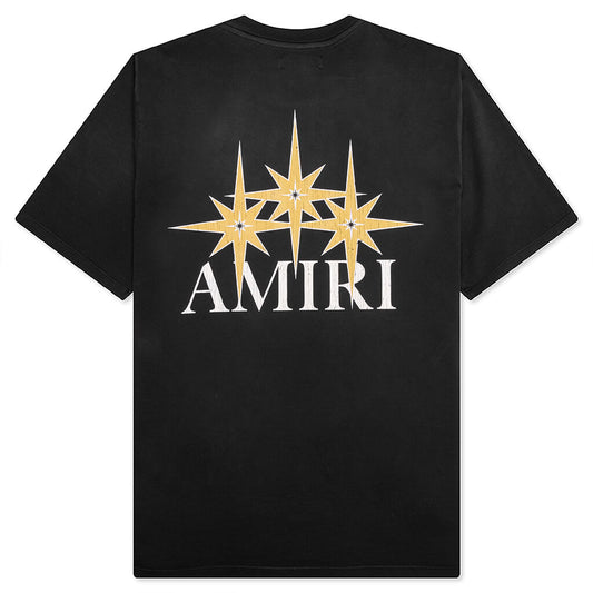 Amiri Starburst Oversized Tee - Black