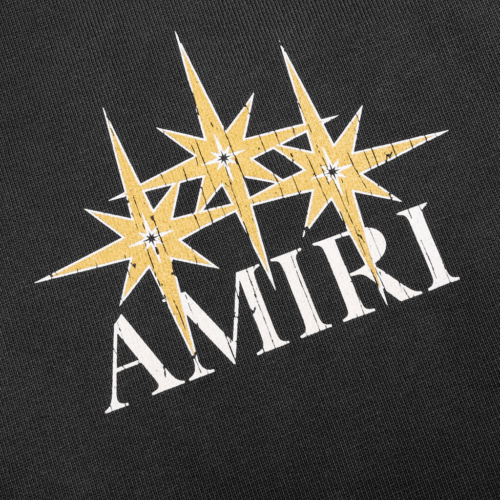 Amiri Starburst Oversized Tee - Black