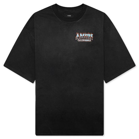 Amiri Sunny Place Oversized Tee - Black