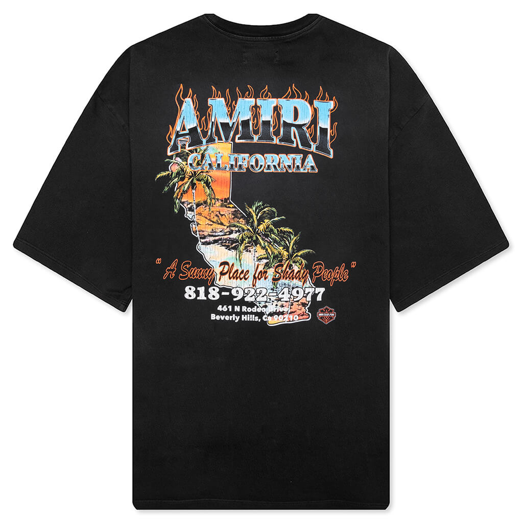 Amiri Sunny Place Oversized Tee - Black