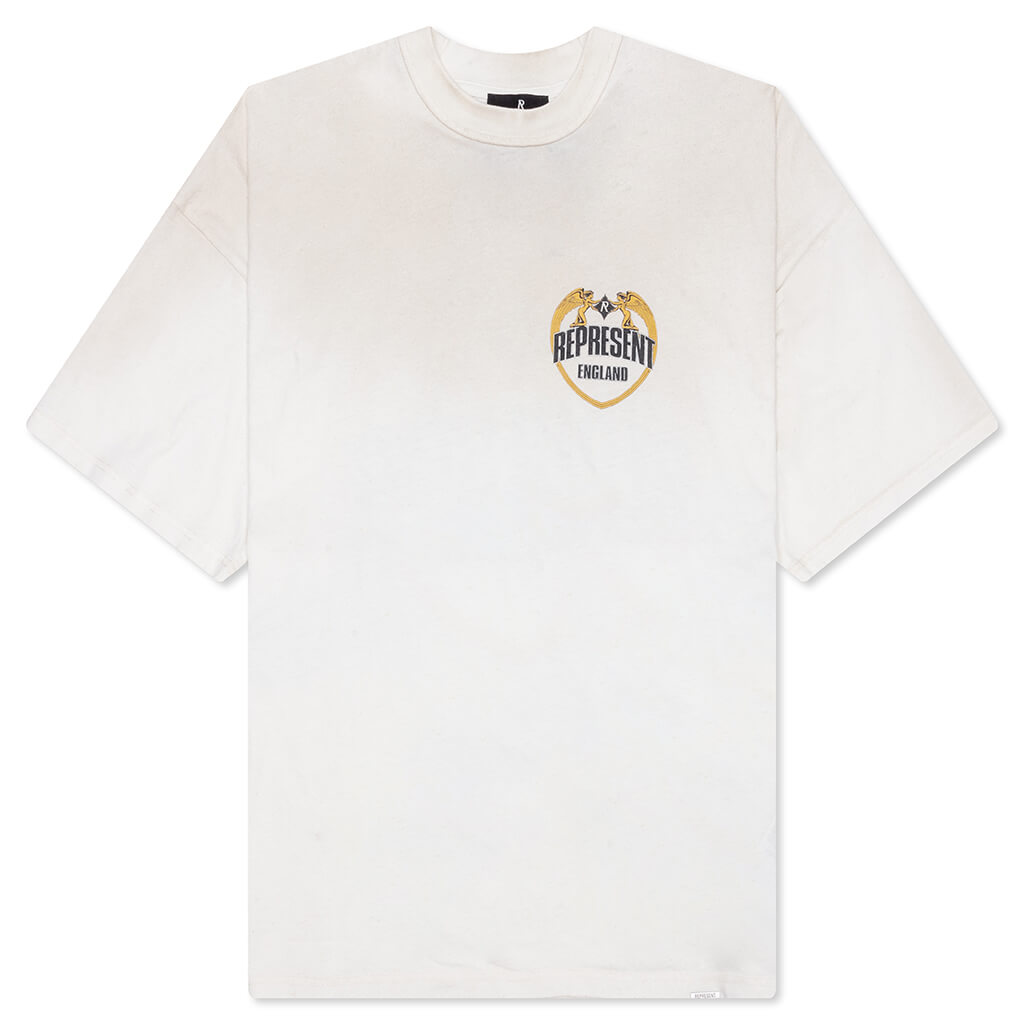 Angel Border T-Shirt - Washed Ecru