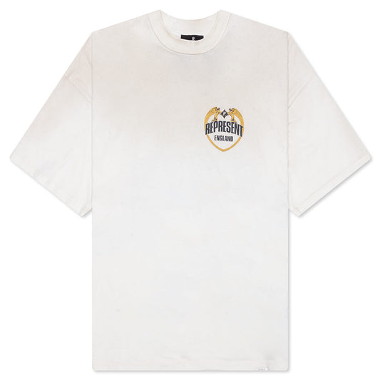 Angel Border T-Shirt - Washed Ecru
