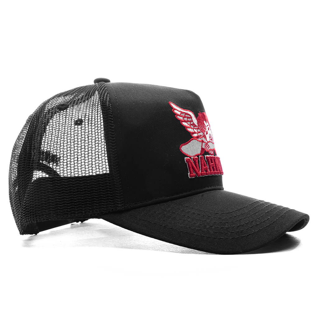 Angel Trucker Hat - Black
