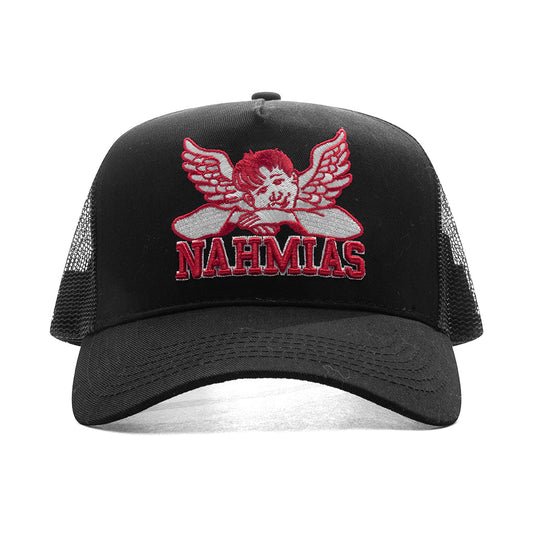 Angel Trucker Hat - Black