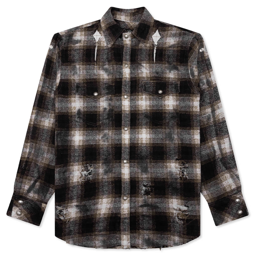 Angels Damaged Shirt - Brown