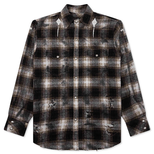 Angels Damaged Shirt - Brown