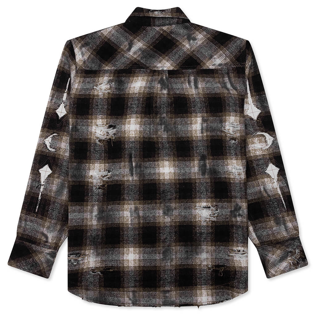 Angels Damaged Shirt - Brown