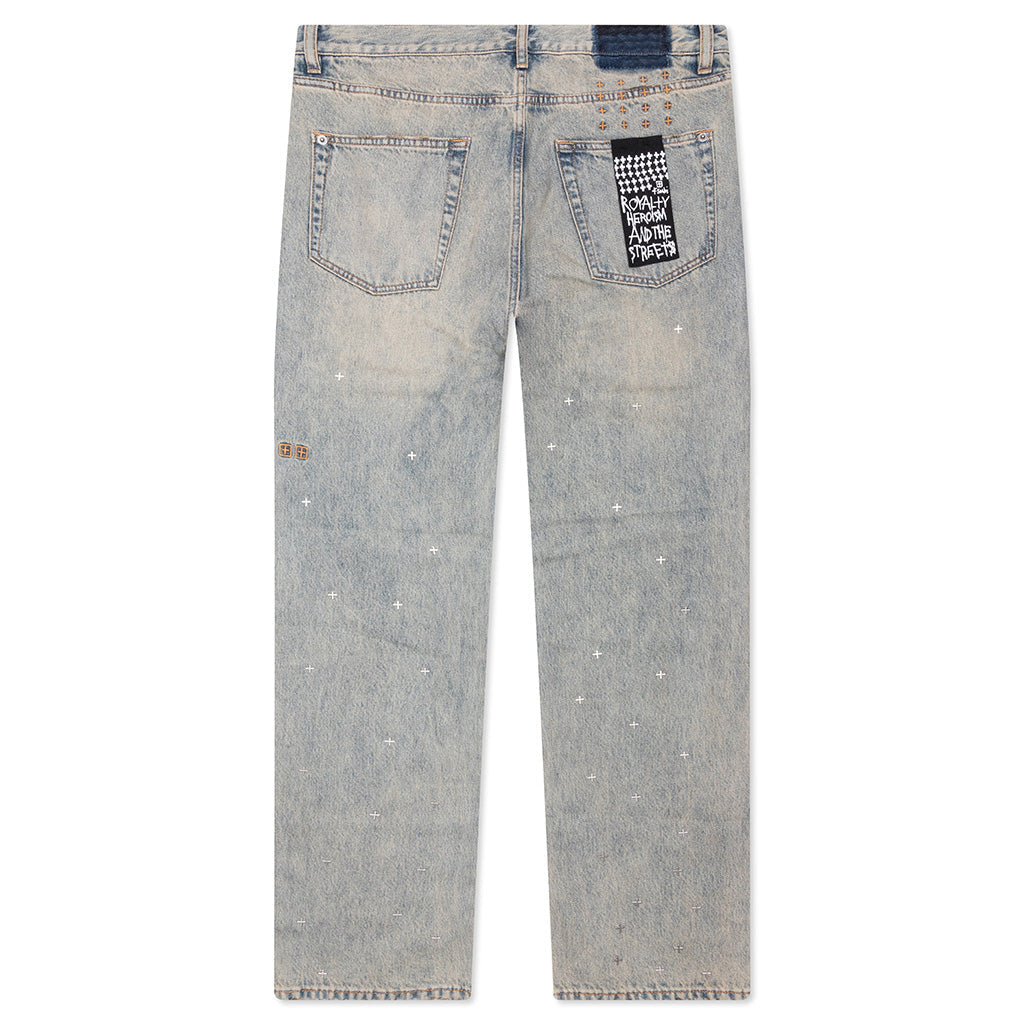 Anti K Stagelight Metalik Pants - Denim