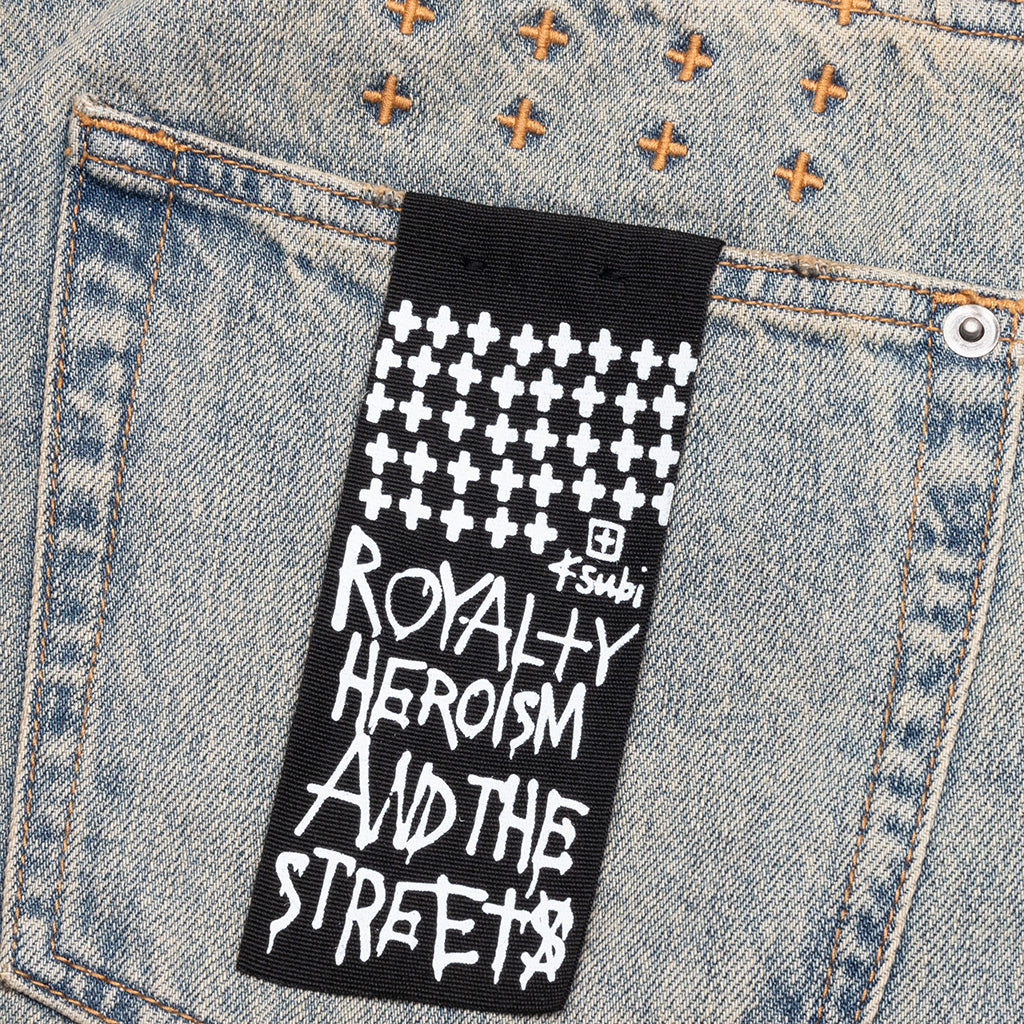 Anti K Stagelight Metalik Pants - Denim