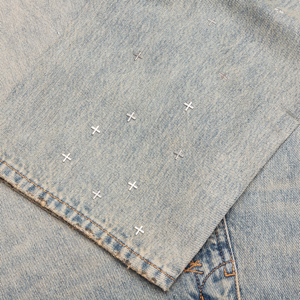 Anti K Stagelight Metalik Pants - Denim