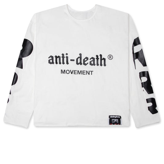 Anti Death Enemy L/S Tee - Max White