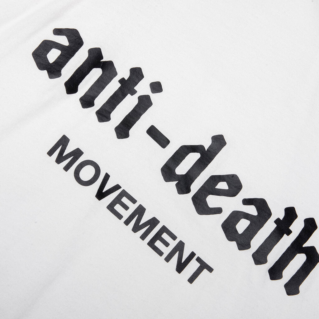 Anti Death Enemy L/S Tee - Max White