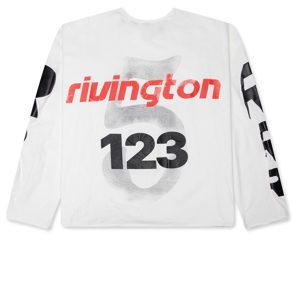 Anti Death Enemy L/S Tee - Max White