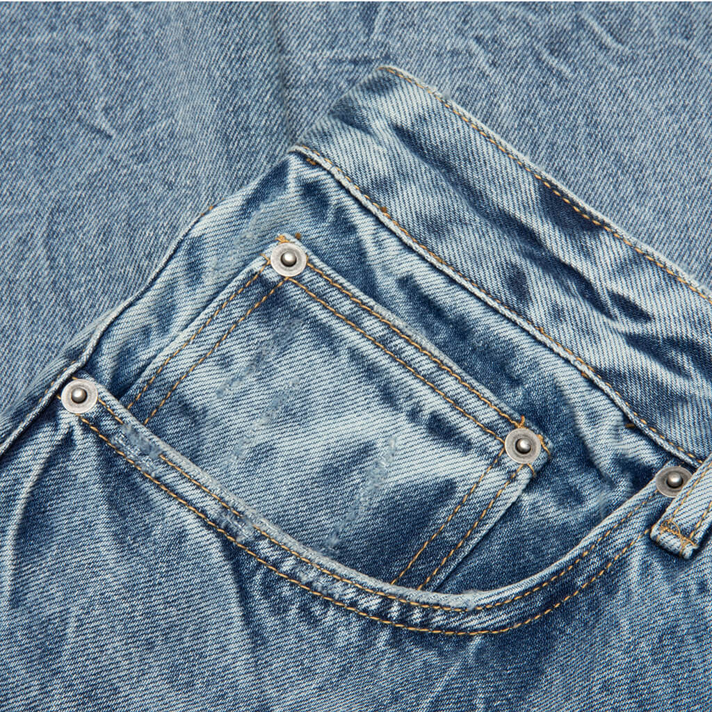 Anti K Trashed 1999 Pant - Public Blue