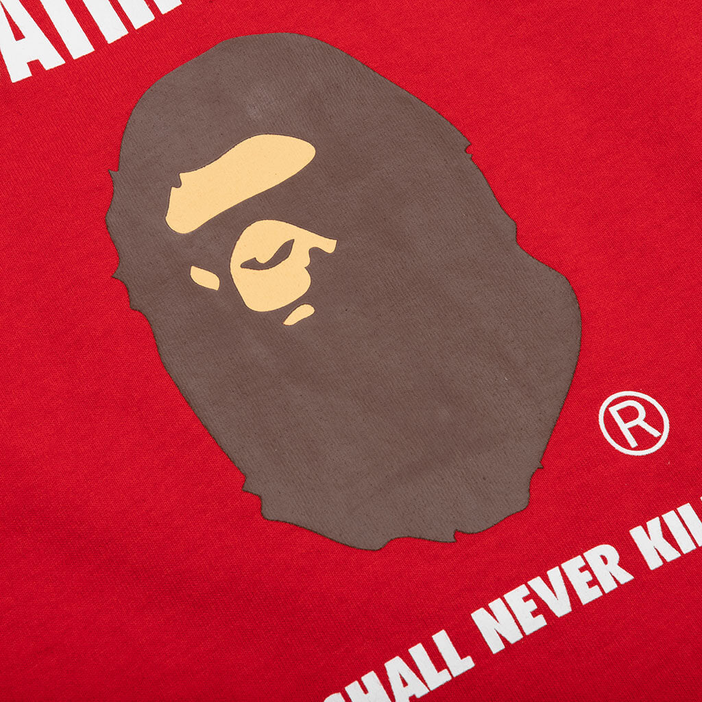 Kids Ape Head Tee - Red