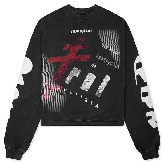 Apocrypha CVA Crewneck - Mechanic Black