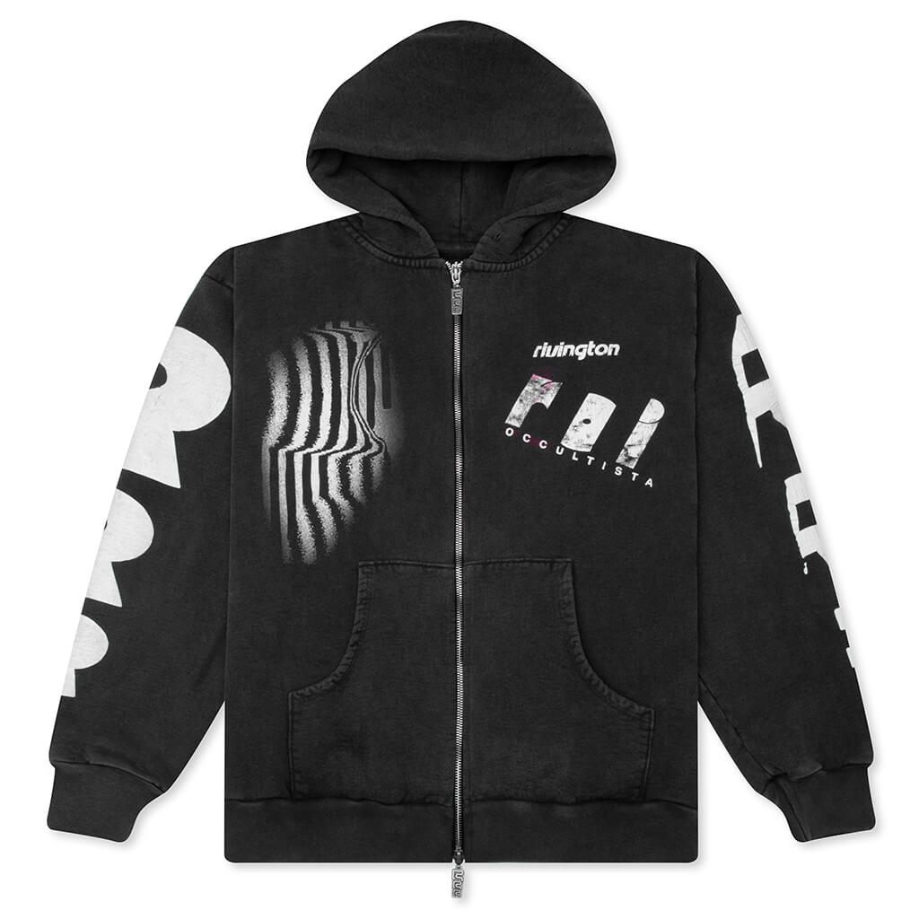 Apocrypha Pious Zip Hoodie - Mechanic Black