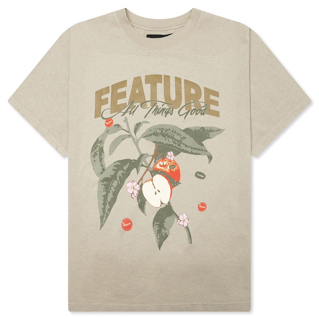 Apple Blossom Tee - Oil Green