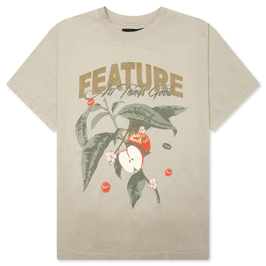 Apple Blossom Tee - Oil Green