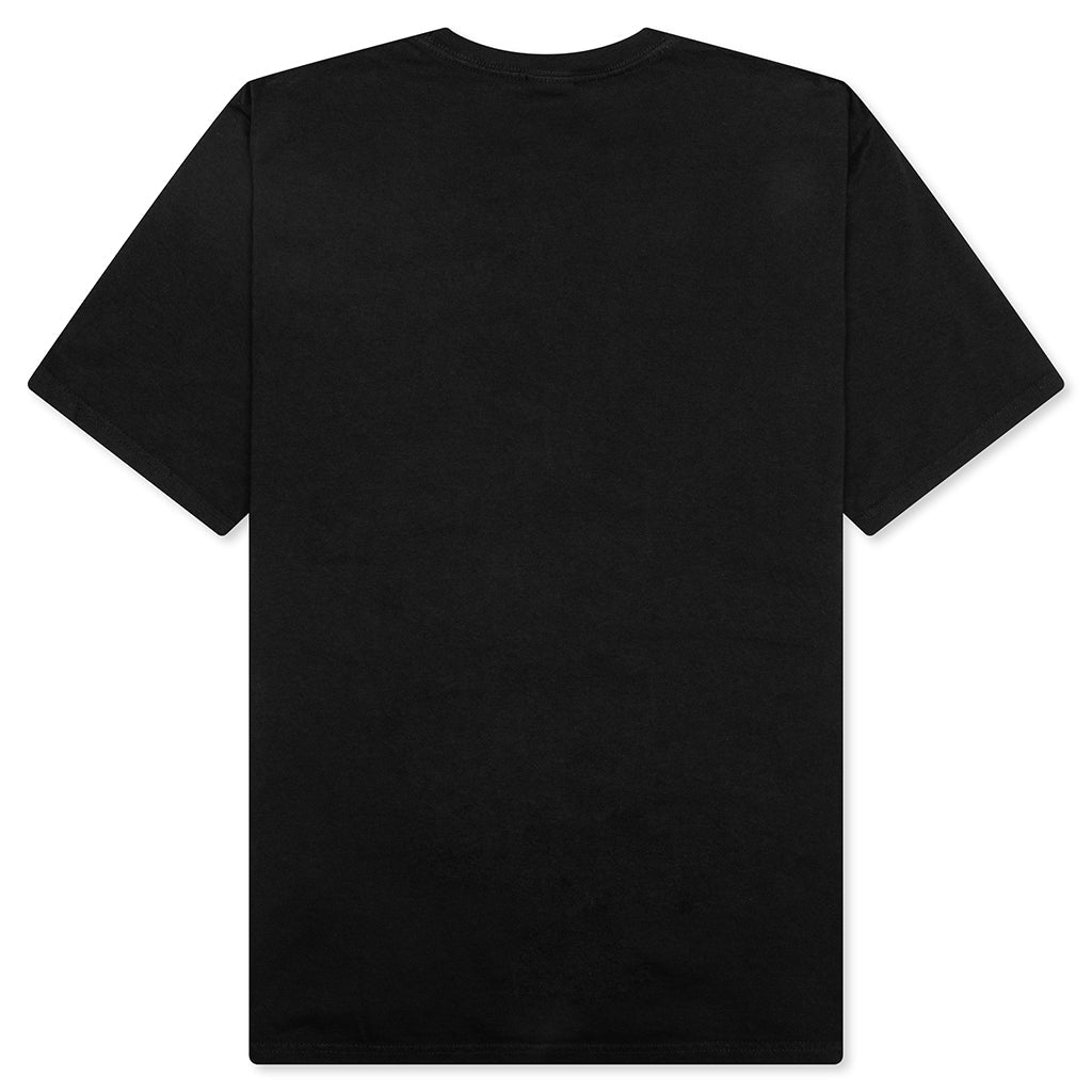Arched Pigmented Dyed Tee - Black