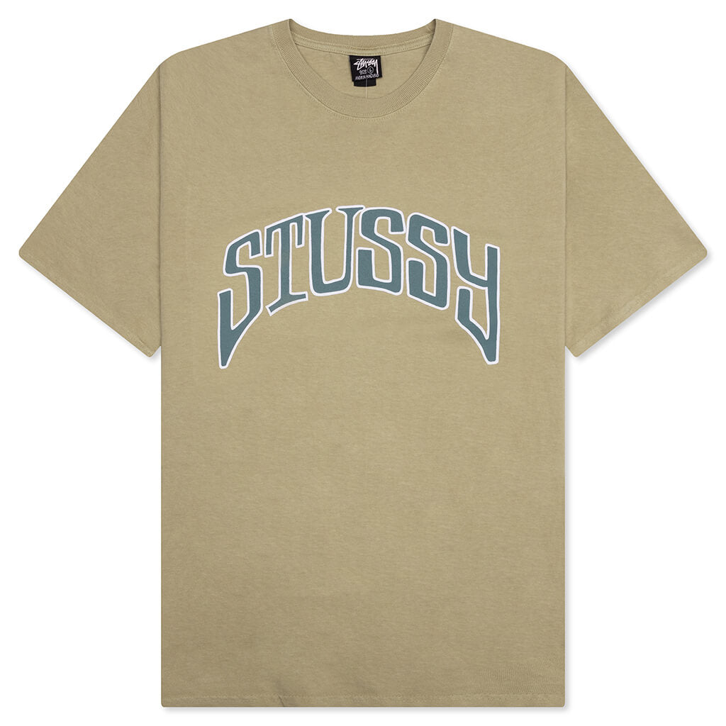 Arched Pigmented Dyed Tee - Elm