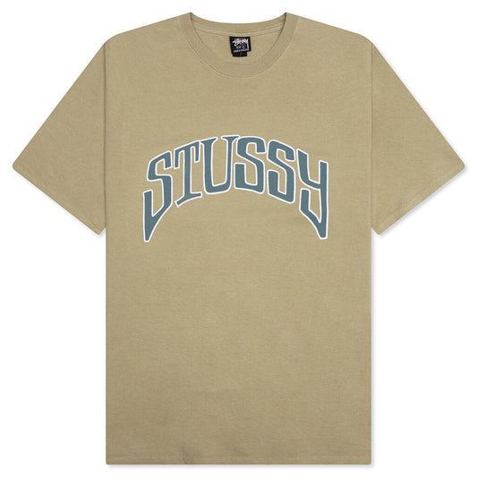 Arched Pigmented Dyed Tee - Elm