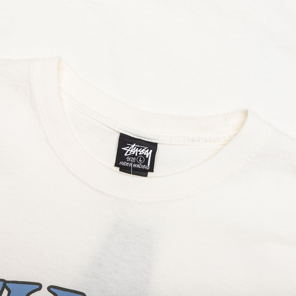 Arched Pigmented Dyed Tee - Natural