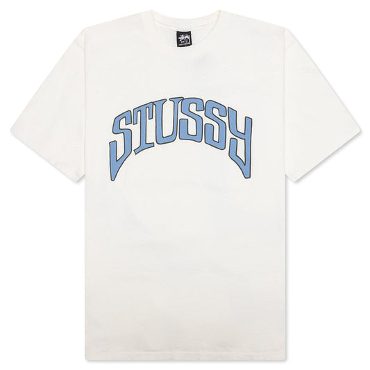 Arched Pigmented Dyed Tee - Natural