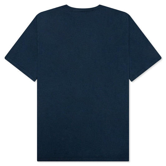 Arched Pigmented Dyed Tee - Navy
