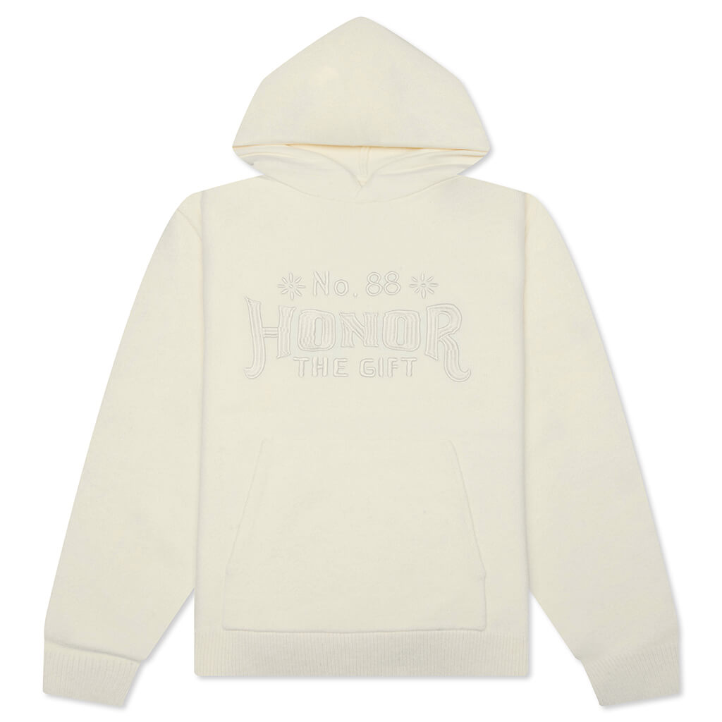 Art Knit Hoodie - Bone