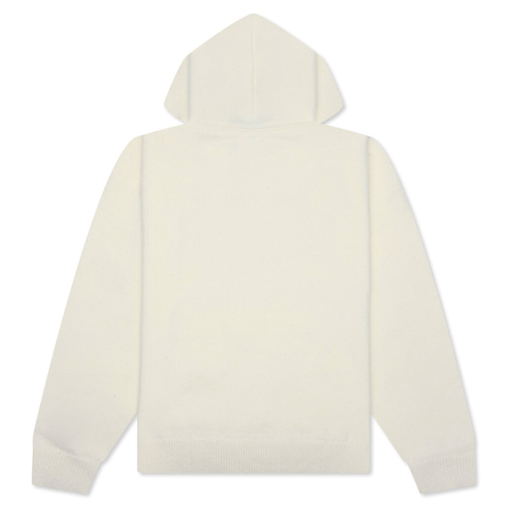 Art Knit Hoodie - Bone