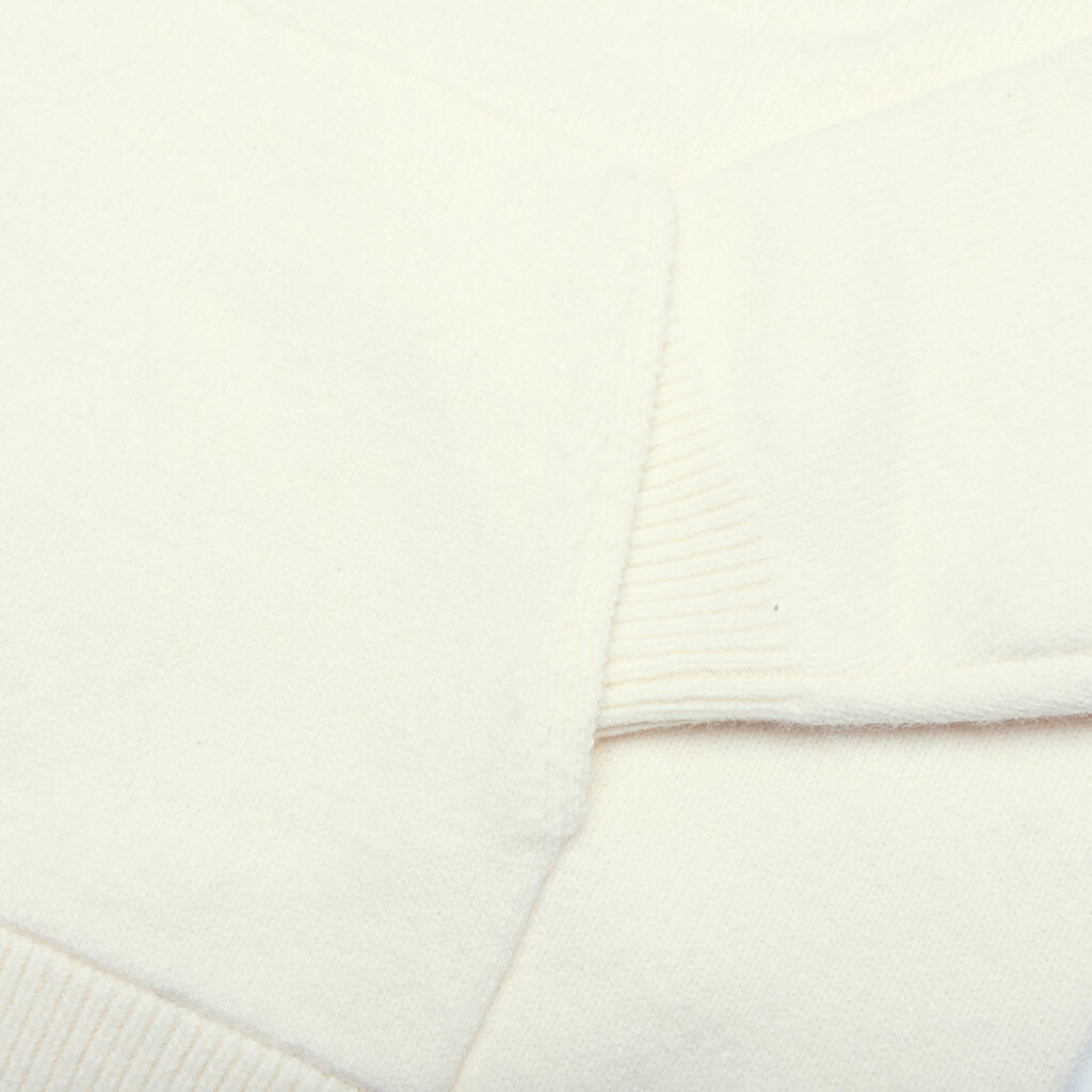 Art Knit Hoodie - Bone
