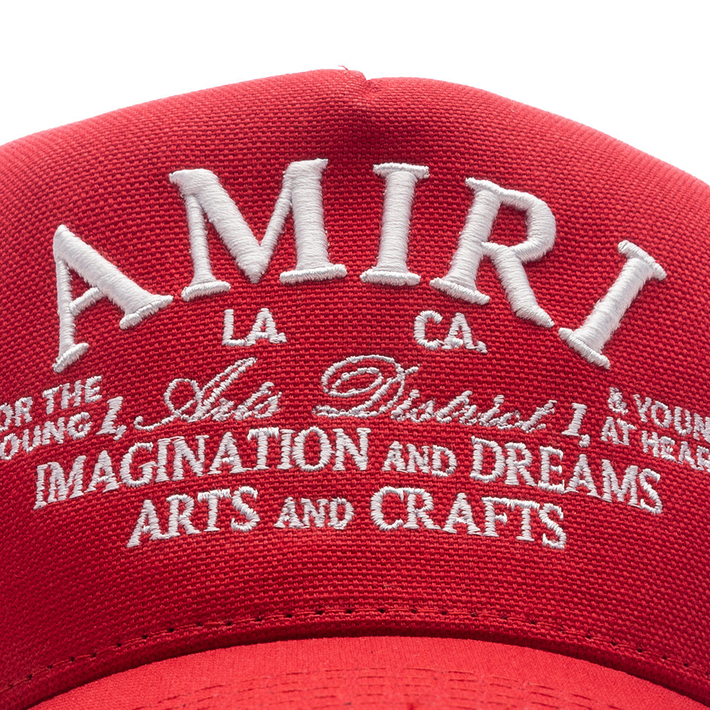 Arts District Trucker Hat - Red