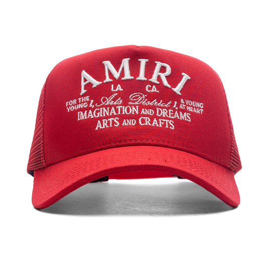 Arts District Trucker Hat - Red