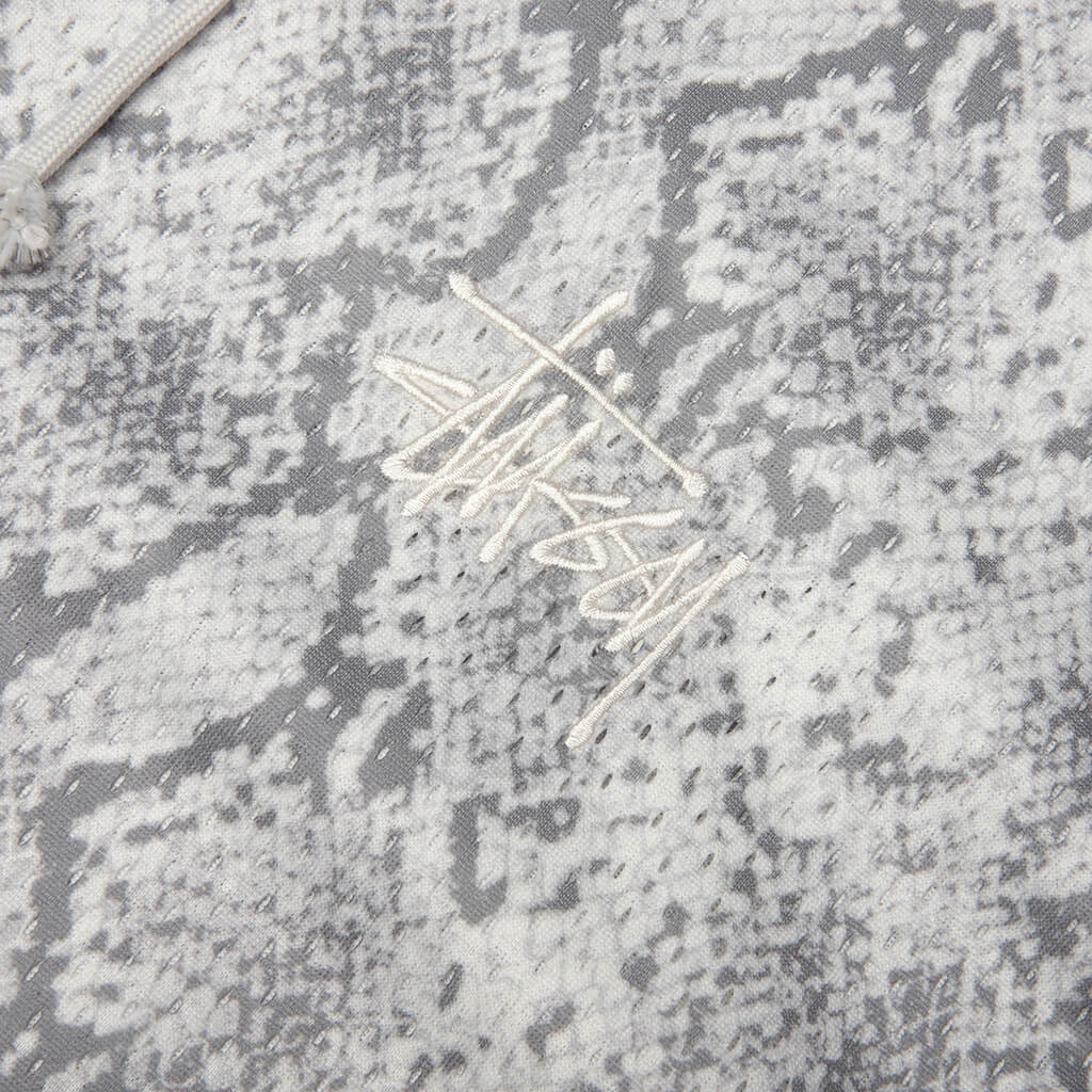 Athletic Mesh Zip Hood - Snake
