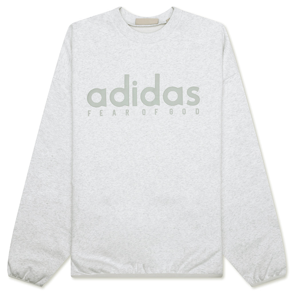 Fear of God Athletics x Adidas Cotton Fleece Crewneck - Light Heather Grey