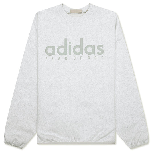 Fear of God Athletics x Adidas Cotton Fleece Crewneck - Light Heather Grey