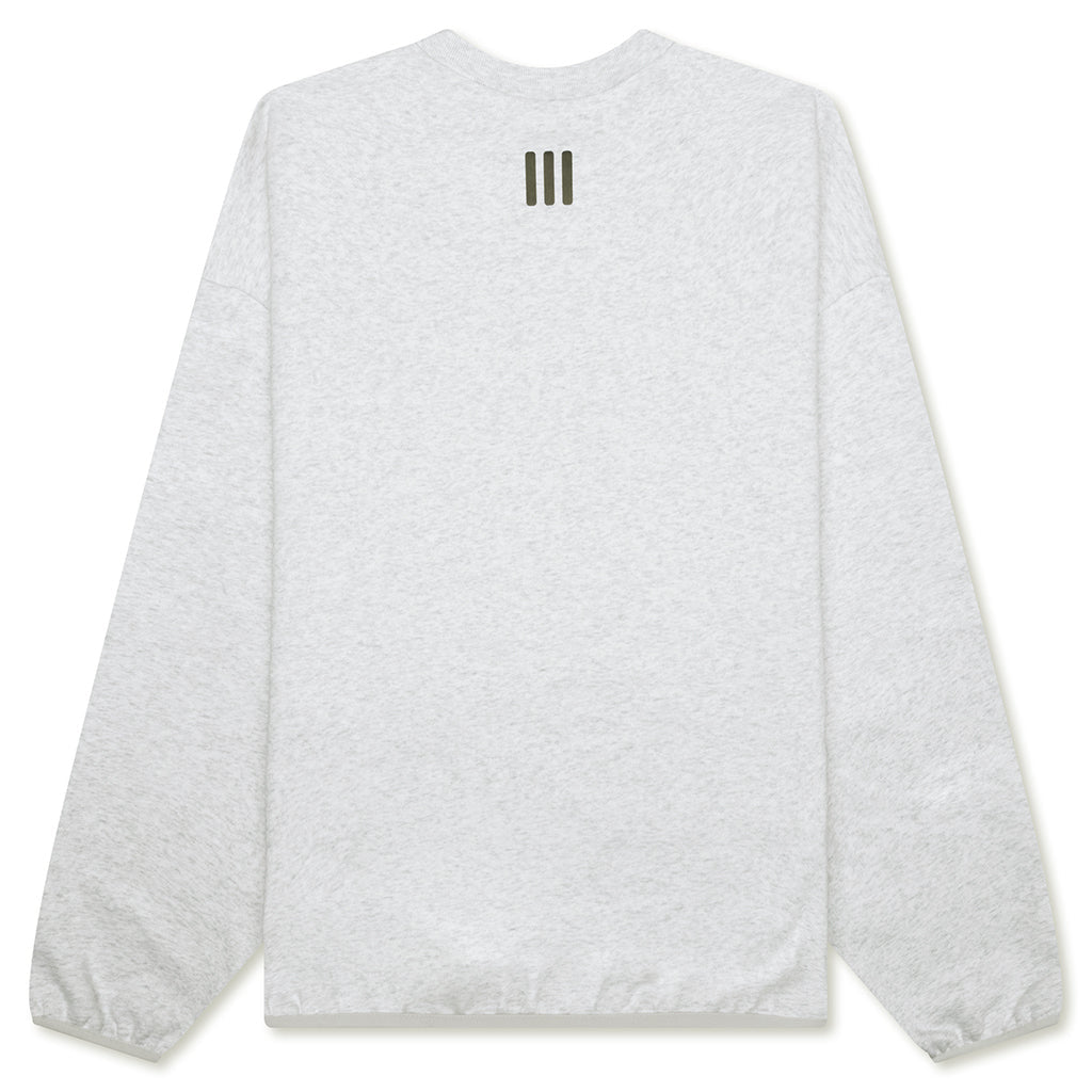 Fear of God Athletics x Adidas Cotton Fleece Crewneck - Light Heather Grey