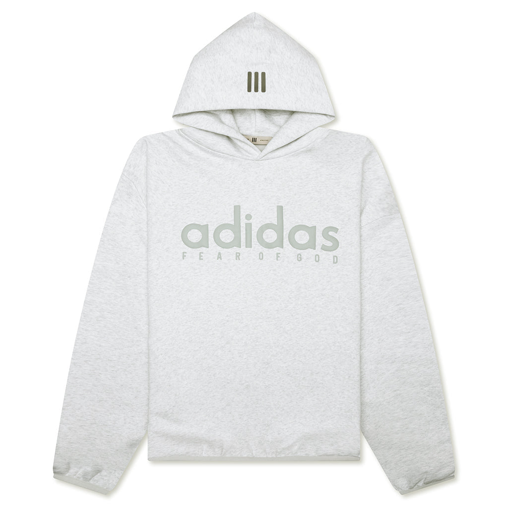 Fear of God Athletics x Adidas Cotton Fleece Hoodie - Light Heather Grey