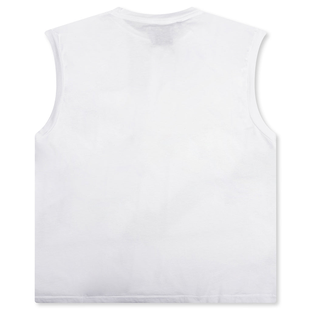 Augi Sleeveless Tee - White